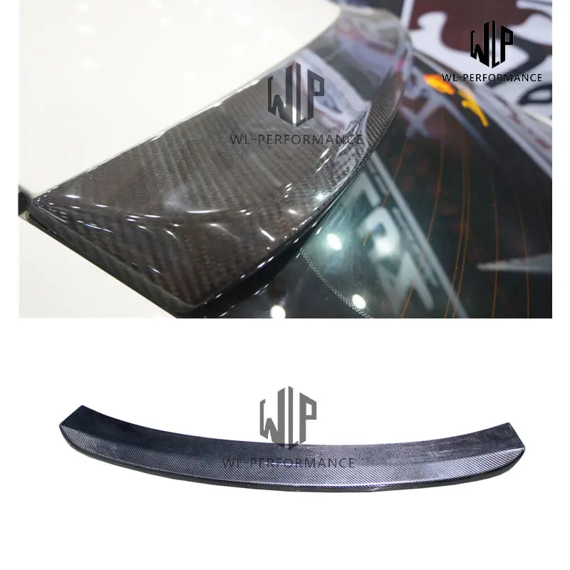High quality Carbon fiber Car body kit rear spoiler top wing Car styling For infiniti Q50 Car Styling-up