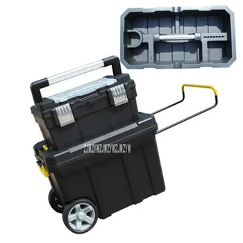 

Multi-functional Trolley Tool Box Household PP Plastic Hardware Toolbox Movable Large Plastic Toolbox Thickened With Wheels