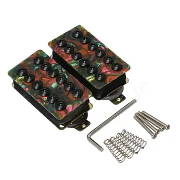 

Yibuy Deep Celluliod Plastic Electric Guitar Pickup Umbrella Screw Double Set