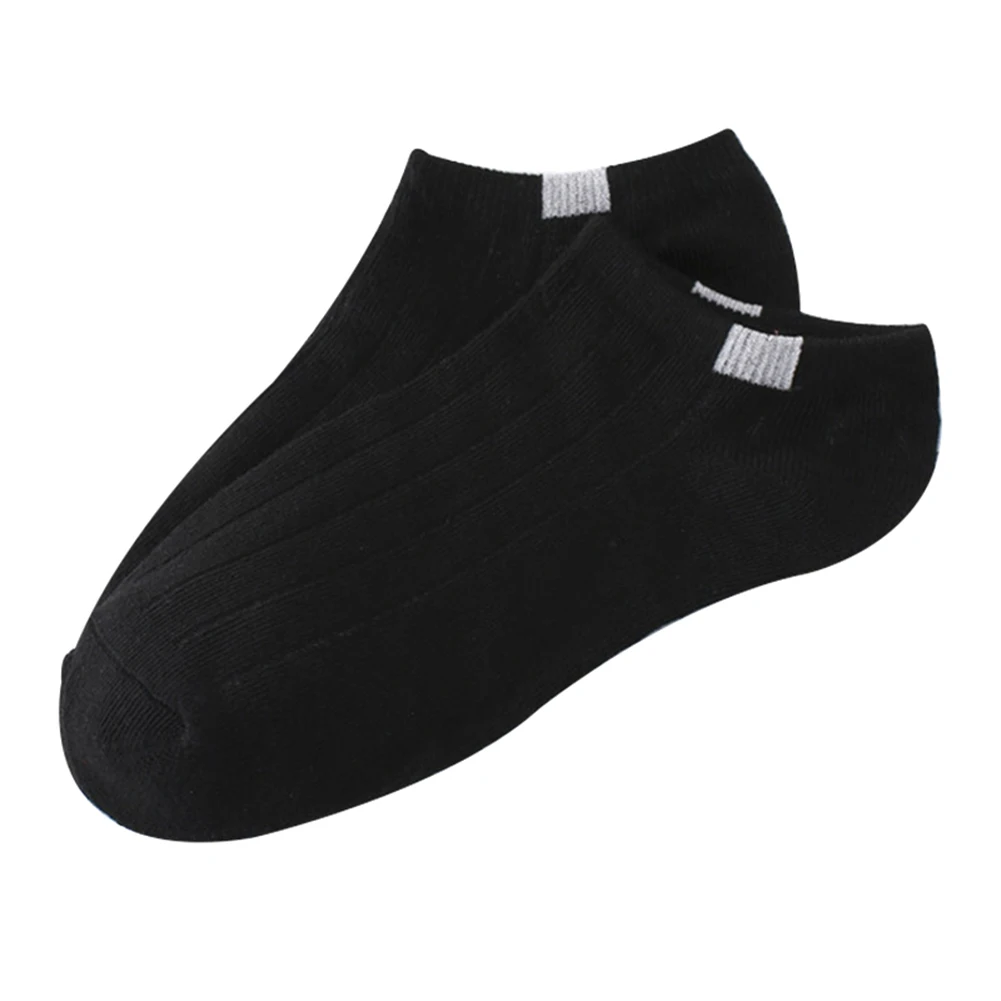 black 10pair Высококачественные нескользящие носки для девочек в стиле Харадзюку, 5 пар/10 пар Женские Низкие невидимые носки - Цвет: black 10pair