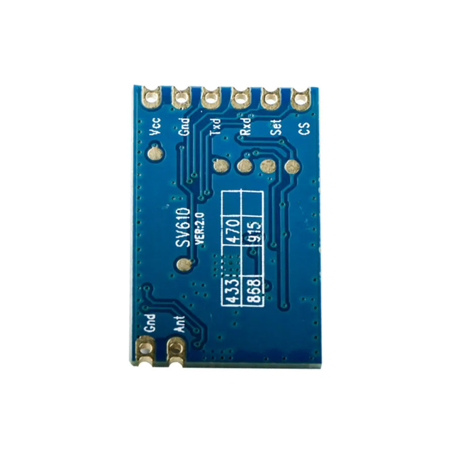 4 шт./лот SV610 100 мВт 1400 м дальнее расстояние ttl Интерфейс 868 МГц rf модуль