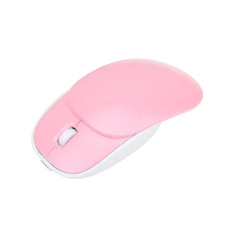 Wireless Rechargeable Mouse Ultra-Thin Design Notebook Business Office Accessories Slider Optical Gaming Mouse Plastic