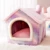 Складной Глубокий Сон Pet Cat House Indoor Winter Warm Cozy Cat Bed for Small Dog Cat Kitten Teddy Comfortable Kennel Pet Supplies