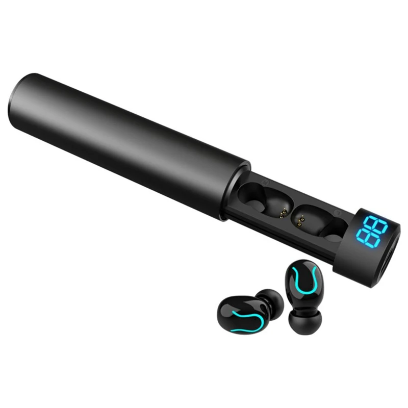 Q19 TWS беспроводные наушники 3D стерео мини Bluetooth наушники 5,0 с двойным микрофоном спортивные водонепроницаемые наушники гарнитура для автоматического сопряжения