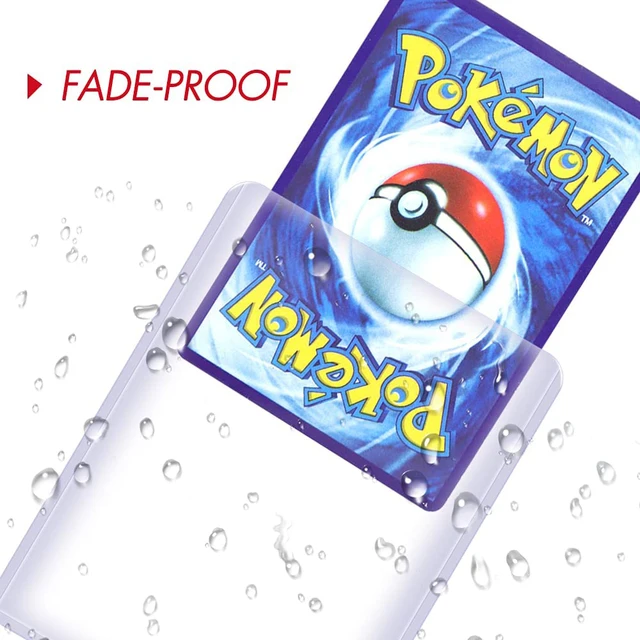 Étui Transparent Pour Cartes Pokémon, Pochette Pour Cartes Pokémon,  Protection De Jeu, Affichage De Cartes V Vmax Gx Mega Ex, Yugioh, Jouet Pour  Enfants, Cadeau - Cartes De Collection - AliExpress