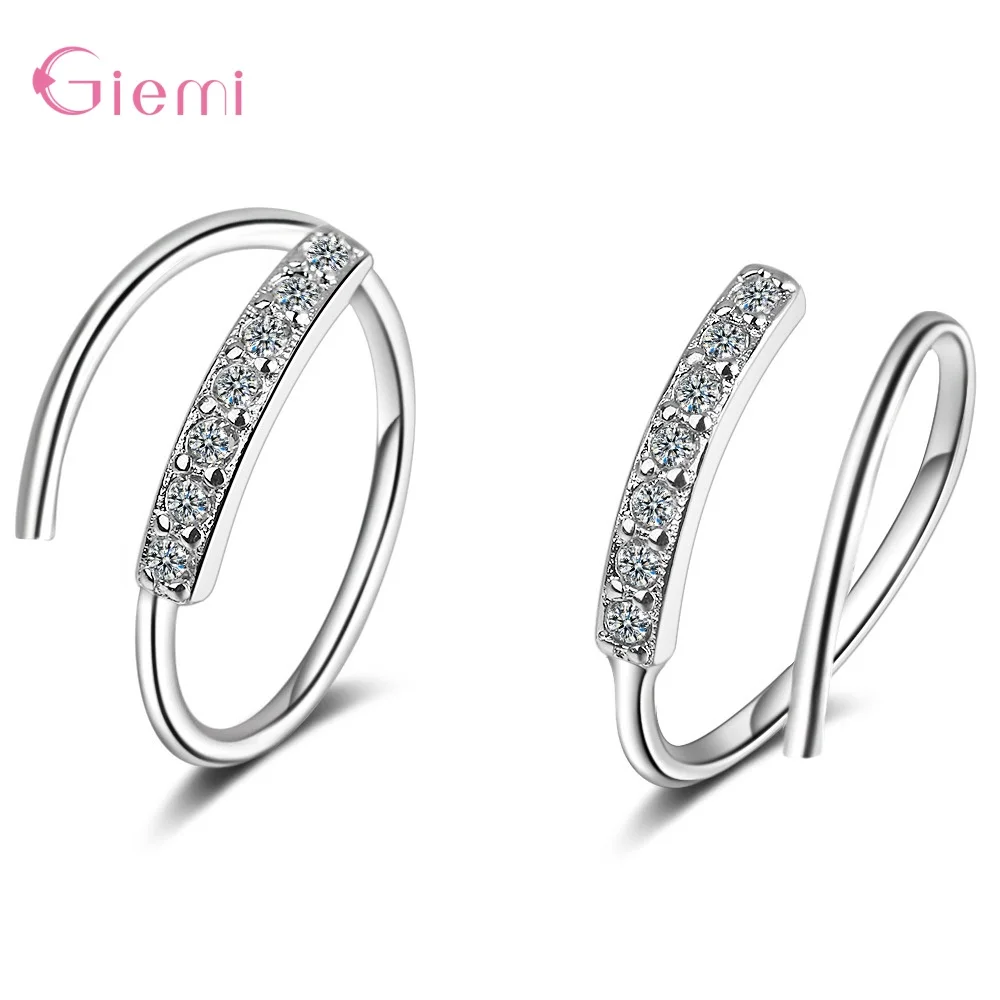 Big Promotion Women/Girls Fashion Jewelry Accessory 925 Sterling Silver Goop Earrings For Woman Christmas/New Year Gifts | Украшения и
