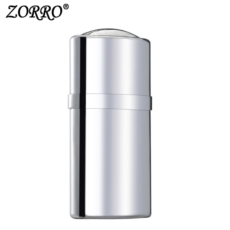 Bright chromium Зажигалки не ZippoGenuine керосиновая Зажигалка Зорро Зажигалка Европейская ретро медная машина мужской креативный подарок на день рождения бойфренда - Цвет: Bright chromium