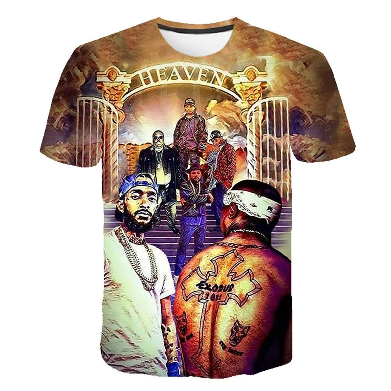 Новая летняя модная мужская и женская футболка Rapper 2pac Tupac 3d принт хип-хоп футболка s Повседневная крутая футболка для мужчин размера плюс 6XL