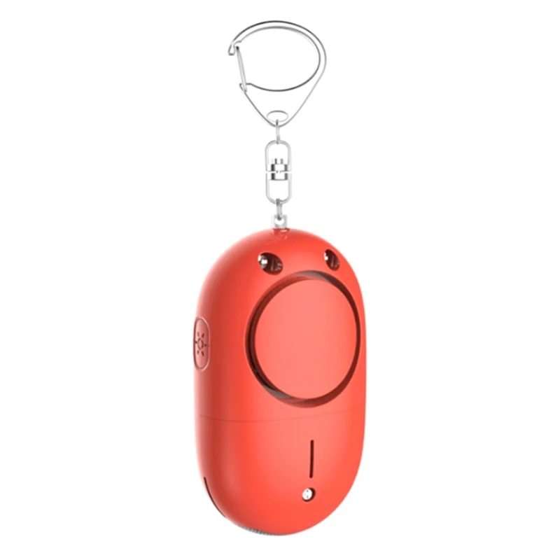 LED Light Personal Alarm Keychian for Women Girls Kids Elderly Personal Security Keychain Alarm