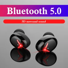 KYCXD bluetooth наушники TWS 5,0 Стерео шумоподавление мини уши двухсторонние Спортивные Беспроводные наушники