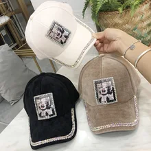 01909-yuchun862216202 зимняя теплая D с буквами, бейсболка для мужчин и женщин, шапка для отдыха