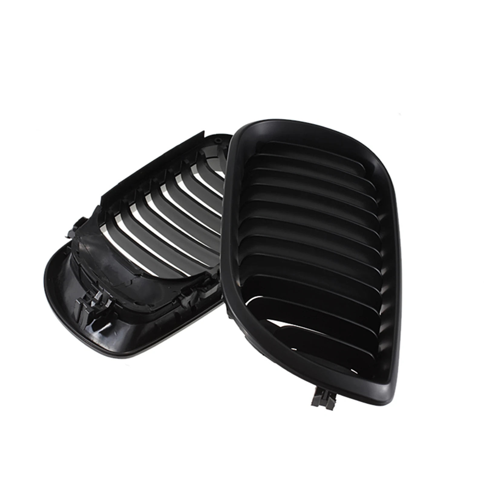 1 пара хромированная Черная передняя решетка матовая Передняя почка для BMW 2002 2005