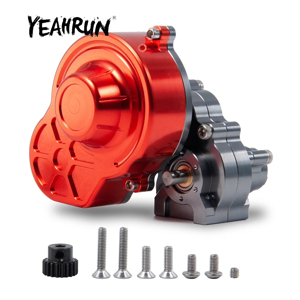 Yeahrun Metal Reverse Transmission Gearbox Per Axial Scx10 90027 Scx10 Ii 90046 Wraith 1/10 Rc Crawler Car Upgrade Parts