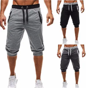 

2020 Shorts Men Casual Joggers Sweatpants Shorts 3/4 Trousers Short Fitness Clothing Bodybuilding Men Shorts Summer Men Clothin