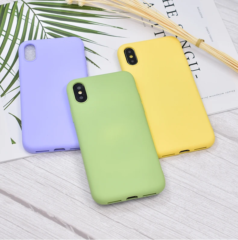 100 шт жидкий силиконовый чехол-накладка для iPhone 11/11 Pro/11 Pro Max/6 7 8 Plus/X/Xs Max/XR из мягкого ТПУ