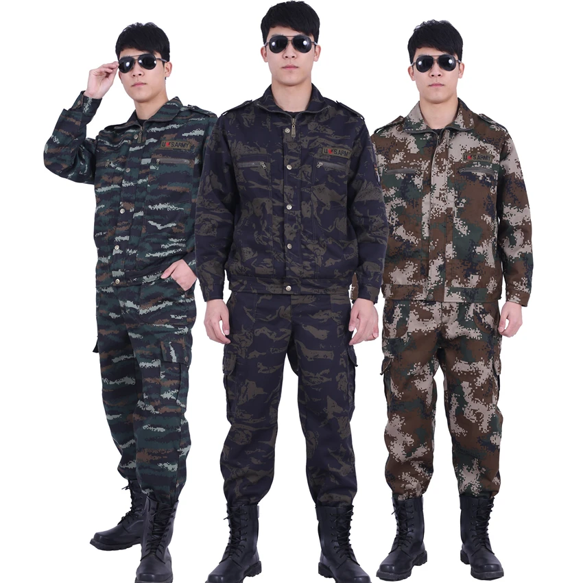 Армейская тактическая Мужская камуфляжная спецназа Военная униформа Рабочая одежда для взрослых страйкбол солдат тренировочная боевая одежда комплект со штанами