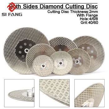 

Electroplated diamond cutting grinding disc M14 flange both side 100mm/115mm/125mm/150mm/180mm/230mm For Marble Granite ceramic