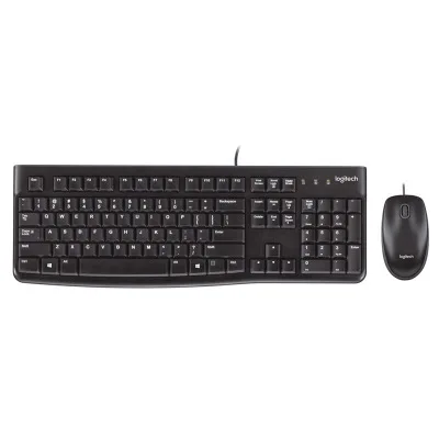 

Logitech MK120 Wired Keyboard Mouse Game Keyboard And Mouse Kit USB Keyboard Computer Suite Office Household Wholesale