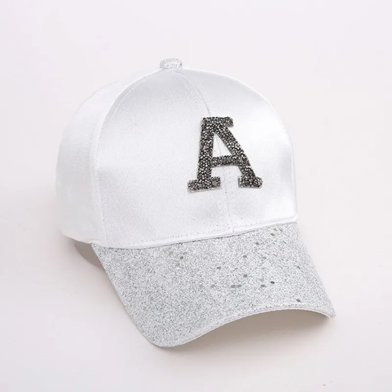 Kids Boys Girls Adjustable Hat Baby Baseball Cap Breathable Sequin Letter Printed Visors Hats