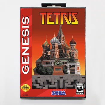 

Tetris 16bit MD Game Card For Sega Mega Drive/ Genesis with Retail Box