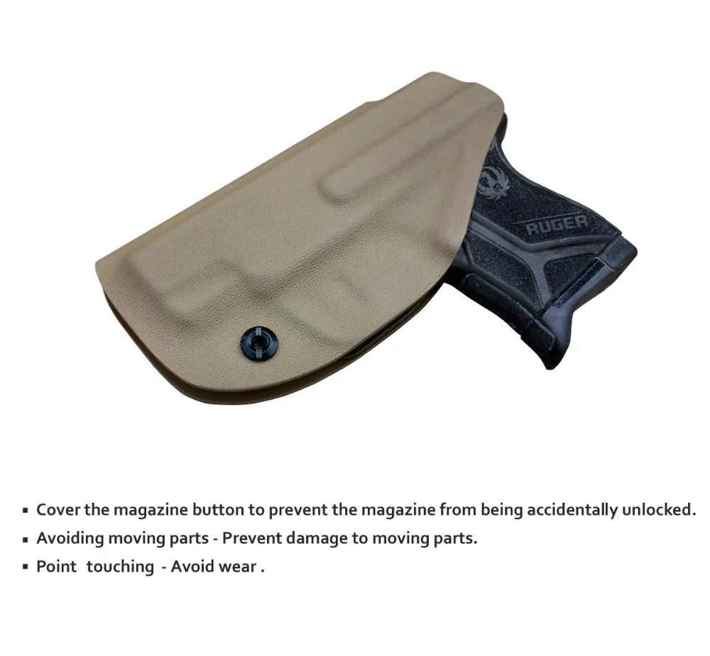 Полюс. Ремесло KYDEX кобура iwb Ruger LCP II кобура для скрытого ношения Ruger LCP II кобура скрытый-Kydex аксессуары для кобуры