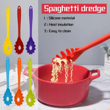 

1PC Spaghetti Claws Silicone Pasta Noodles Vermicelli Scoop Kitchen Measure Server Fork Claw Spaghetti Spoon Cooking Tool