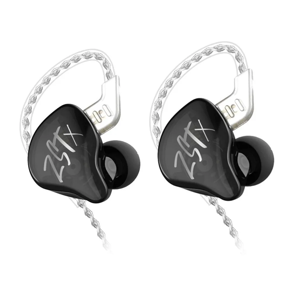 2020 KZ ZST X 1BA + 1DD гибридные наушники HIFI бас спортивные DJ вкладыши гарнитура с