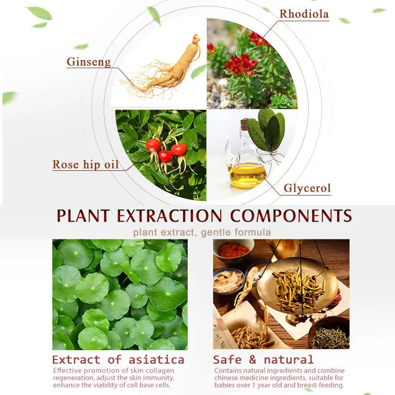 Ginseng Extract Cream Scar Removal Facial Blackhead Acne Treatment Bleaching Ceam 30ml QRD88 | Красота и здоровье