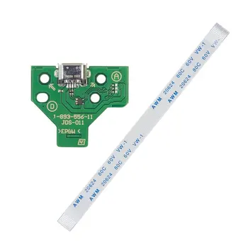 

1PCS USB Charging Port Socket Board JDS-011 for SONY PS4 Controller + 12 pin Cable S Mini Board High Performance