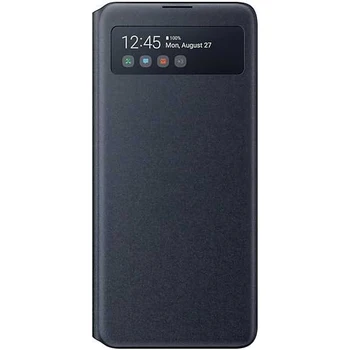

Case (flip case) Samsung S View wallet cover, for Samsung Galaxy Note 10 Lite, black, (ef-en770pbegru)