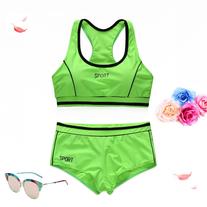 Женская одежда для плавания, женский купальный костюм, женский купальный костюм, женский спортивный костюм для плавания, бикини с пуш-ап, женский купальный костюм из двух частей, бикини