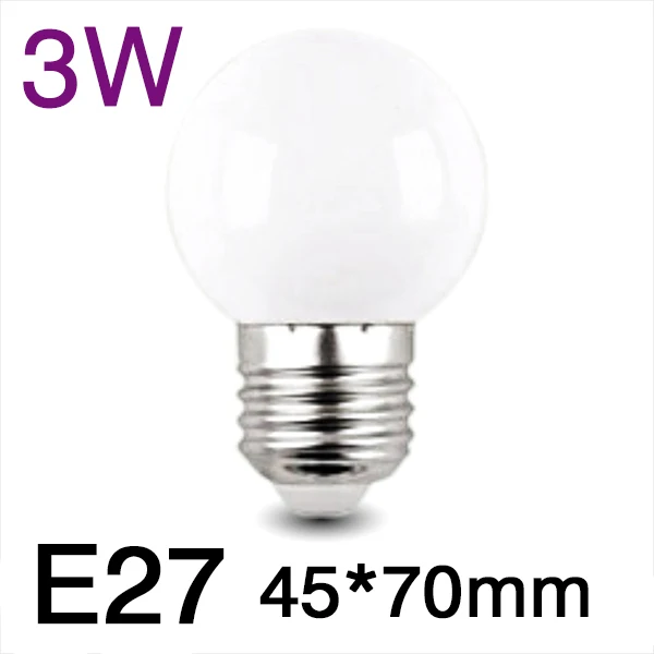 3W E27 Светодиодный светильник E27, светодиодный светильник переменного тока 220 В, 18 Вт, 15 Вт, 12 Вт, 9 Вт, 5 Вт, 3 Вт, лампада, светодиодный светильник, холодный белый, теплый белый, высокий светильник, Настольный светильник, лампа для дома, светильник ing - Испускаемый цвет: 3W E27