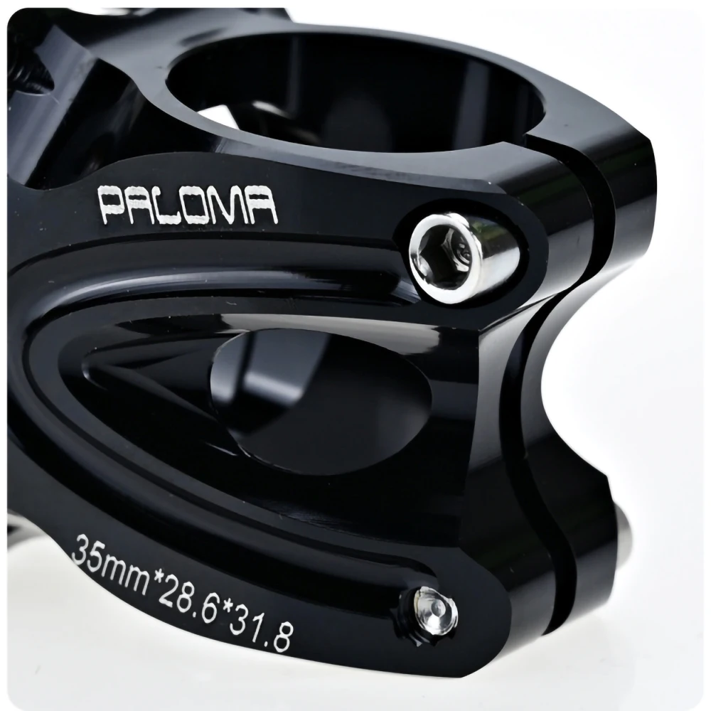 パラマ-アルミニウム合金マウンテンバイクハンドルバー,0度,35mm,ロードバイクステム31.8mm,超軽量