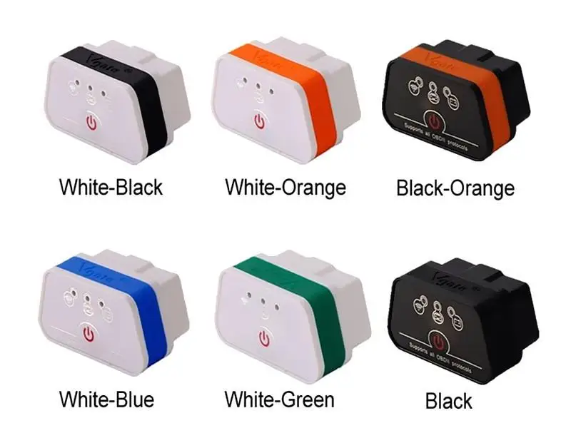 50 шт. Vgate WiFi iCar 2 OBDII ELM327 iCar2 wifi Vgate OBD диагностический интерфейс