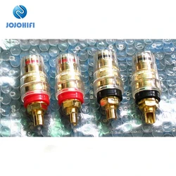 1 Pair-10 Pairs DIY Advanced Power Amplifier Speaker Terminal Pure Copper Gold-Plated Oxidation Resistance Low Distortion 1 Pair-10 Pairs DIY Advanced Power Amplifier Speaker Terminal Pure Copper Gold-Plated Oxidation Resistance Low Distortion