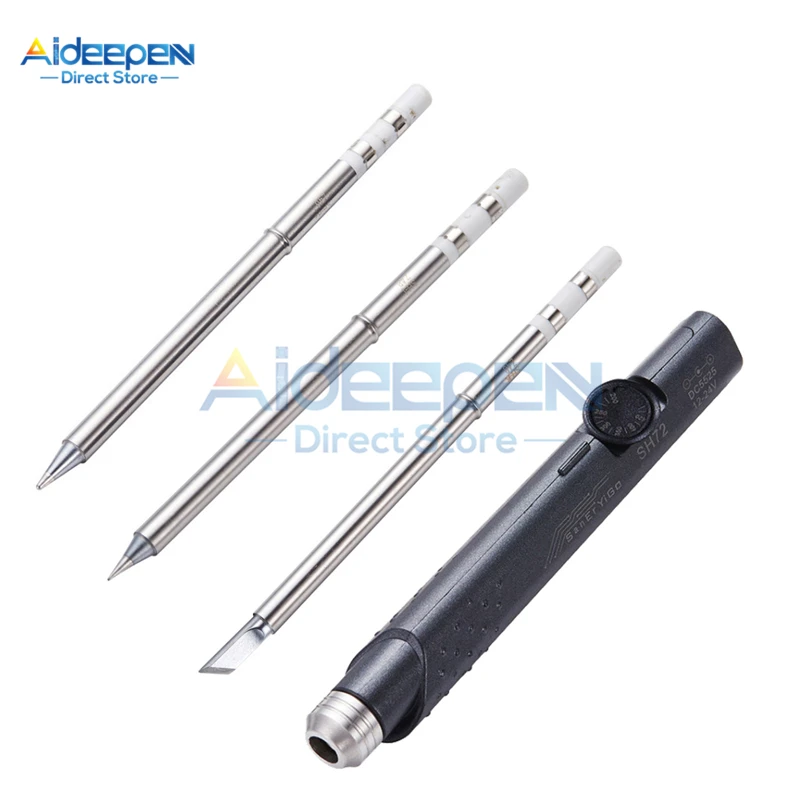 SH72 65 Вт мини Электрический паяльник Регулируемая температура Портативная паяльная сварочная станция DC 12V 24V вход 220 400 градусов|Электрические паяльники|   | АлиЭкспресс