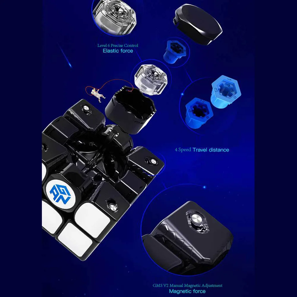 IQ-Cubes Gan 356XS изменяемый Магнитный 3x3 куб высокоскоростной куб головоломка магические профессиональные обучающие кубики Magicos детские игрушки