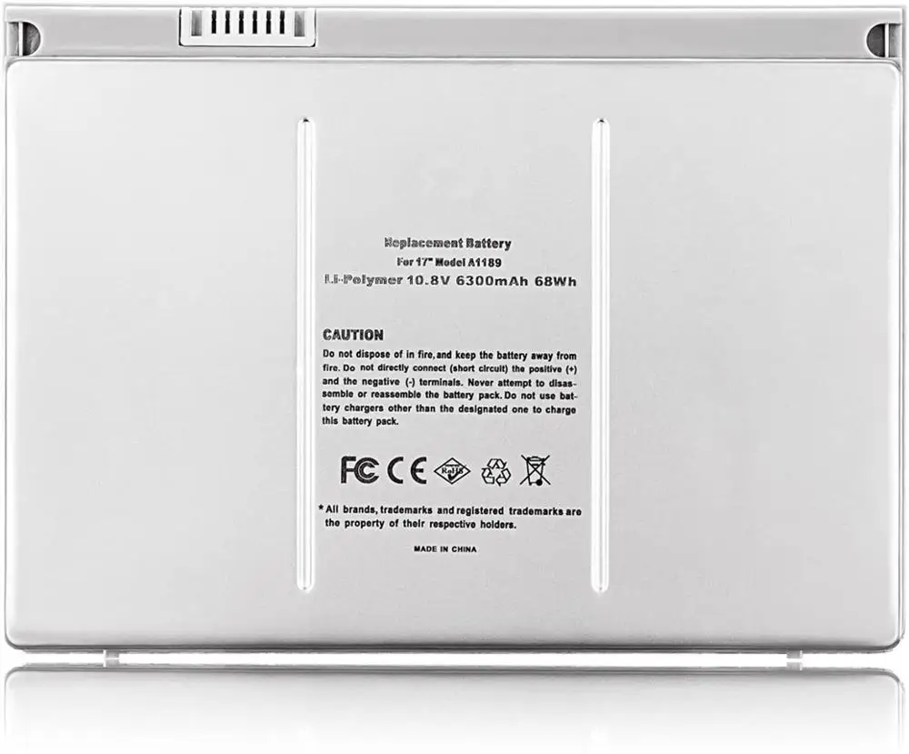 7XINbox 10 8 V 68Wh A1189 Аккумулятор для ноутбука MacBook Pro 17 &quotA1151 A1212 A1229 A1261 MA458 MA092 MA611 MA897
