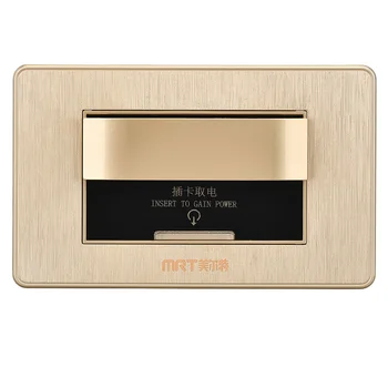 

RFID AC 220V High Grade Hotel Smart Switch Card Insert Key Power System Access
