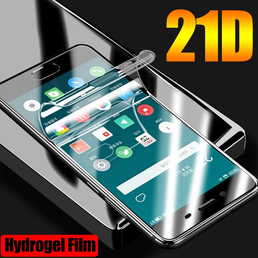 21D Передняя силиконовая Гидрогелевая пленка для Oppo Realme X2 Pro XT Reno Z A5s A1k A9 A5 2020 5 6 7