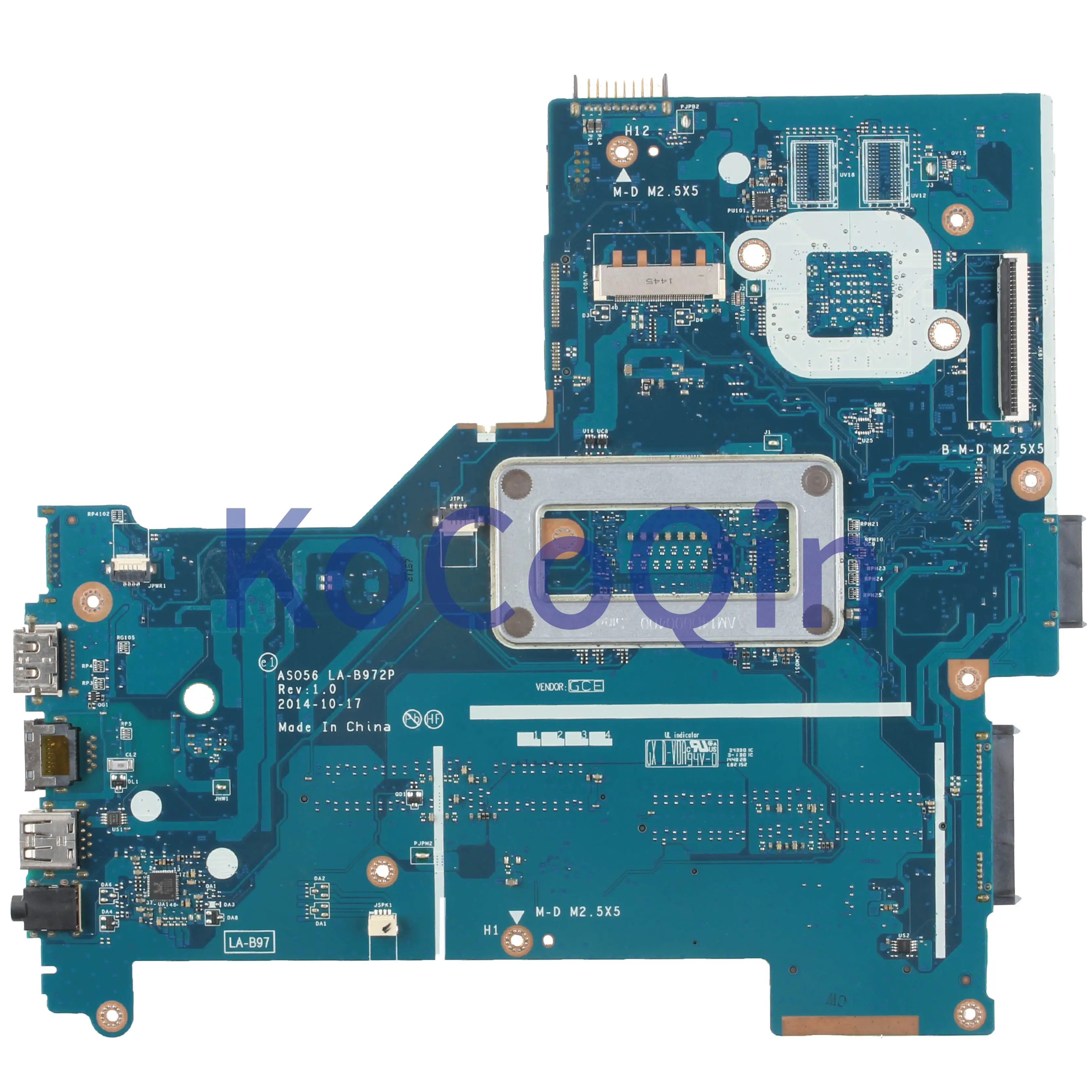 KoCoQin Laptop motherboard For HP Pavillion 15-R 250 G3 Core I3-5010U SR23Z Mainboard AS056 LA-B972