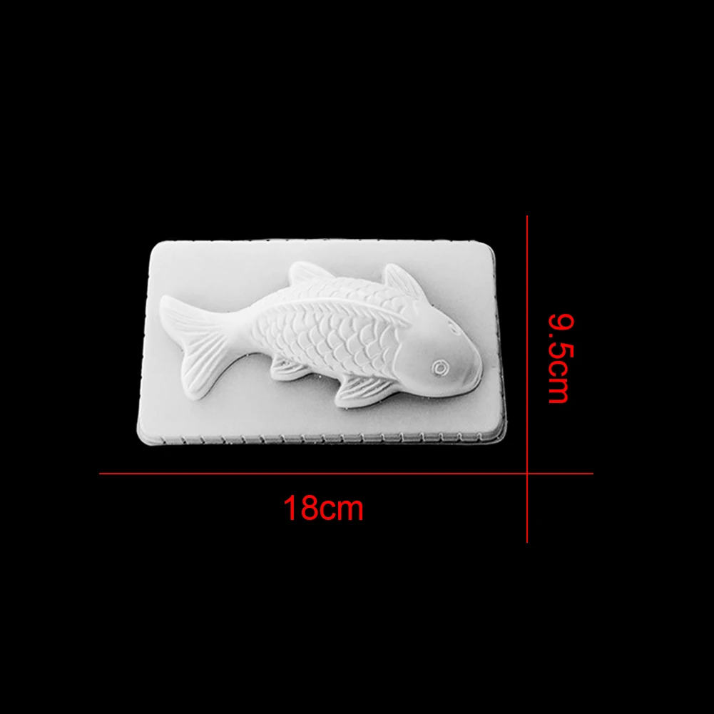 Новые DIY 3D Koi Рыбы пластиковае формы для торта шоколадного желе формы для сладостей форма для выпечки - Цвет: S
