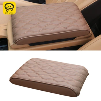 

CarManGo For Lexus NX ES RX CT IS Car Accessories Central Armrest Cover Protector PU Leather Memory Cotton Pad Increased Cushion