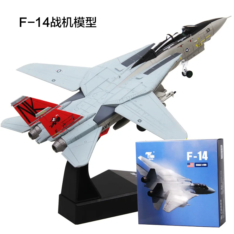 

1: 100f14 Tomcat Fighter Plane Model F15 Model Finished Product Made in China 14-Year-Old Or above