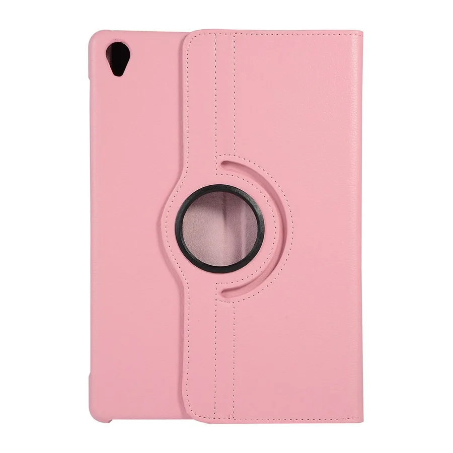 pink 360 градусов вращающийся PU кожаный чехол для huawei Mediapad M6 10,8 крышка для huawei M6 10,8 SCM-AL09/W09 Чехол+ пленка+ ручка - Цвет: pink