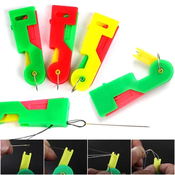 

3pcs Automatic Needle Threader Elderly Easy To Use Thread Guide Needle Device Use Tool Threader Elderly Guide Needle Easy Device