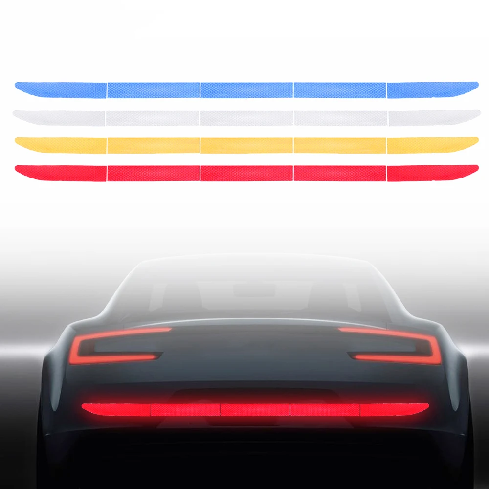 Car Reflective Warning Decals Tail Bar Bumper Sticker For Alfa Romeo GT Q2 147 156 159 Giulietta MiTo | Автомобили и мотоциклы