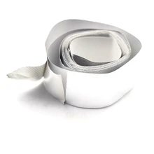 

1 Piece 2"x 15 ft Foil Roll Adhesive Reflective High Temperature Heat Wrap Tape