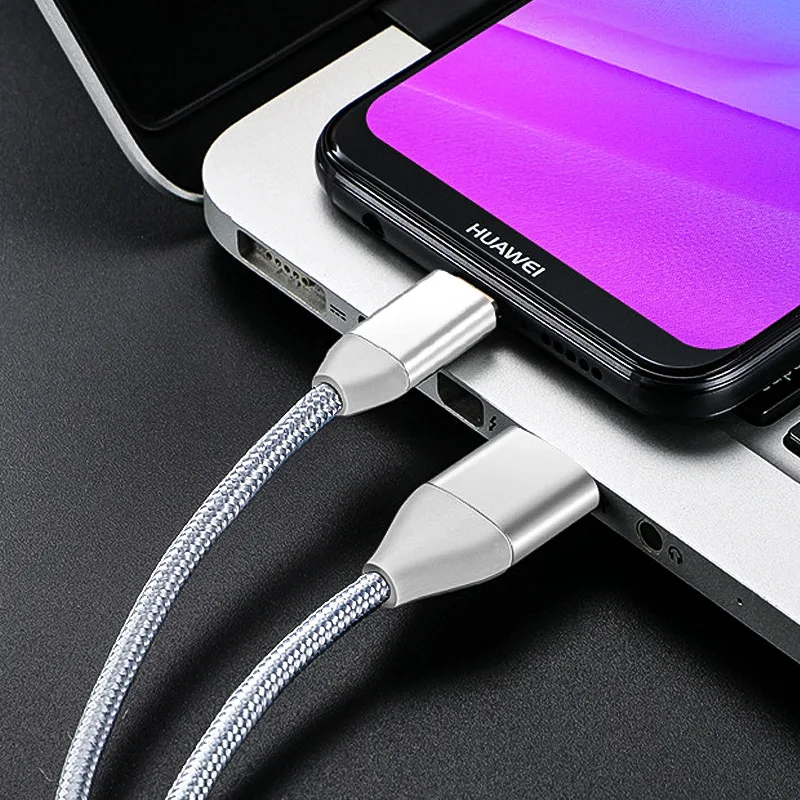 silver ARTAK usb кабель type c кабель usb c usb type c провод для быстрой зарядки для зарядки телефона для xiaomi 9 A2 note 7 k20 s9 plus 5A 6 - Цвет: silver