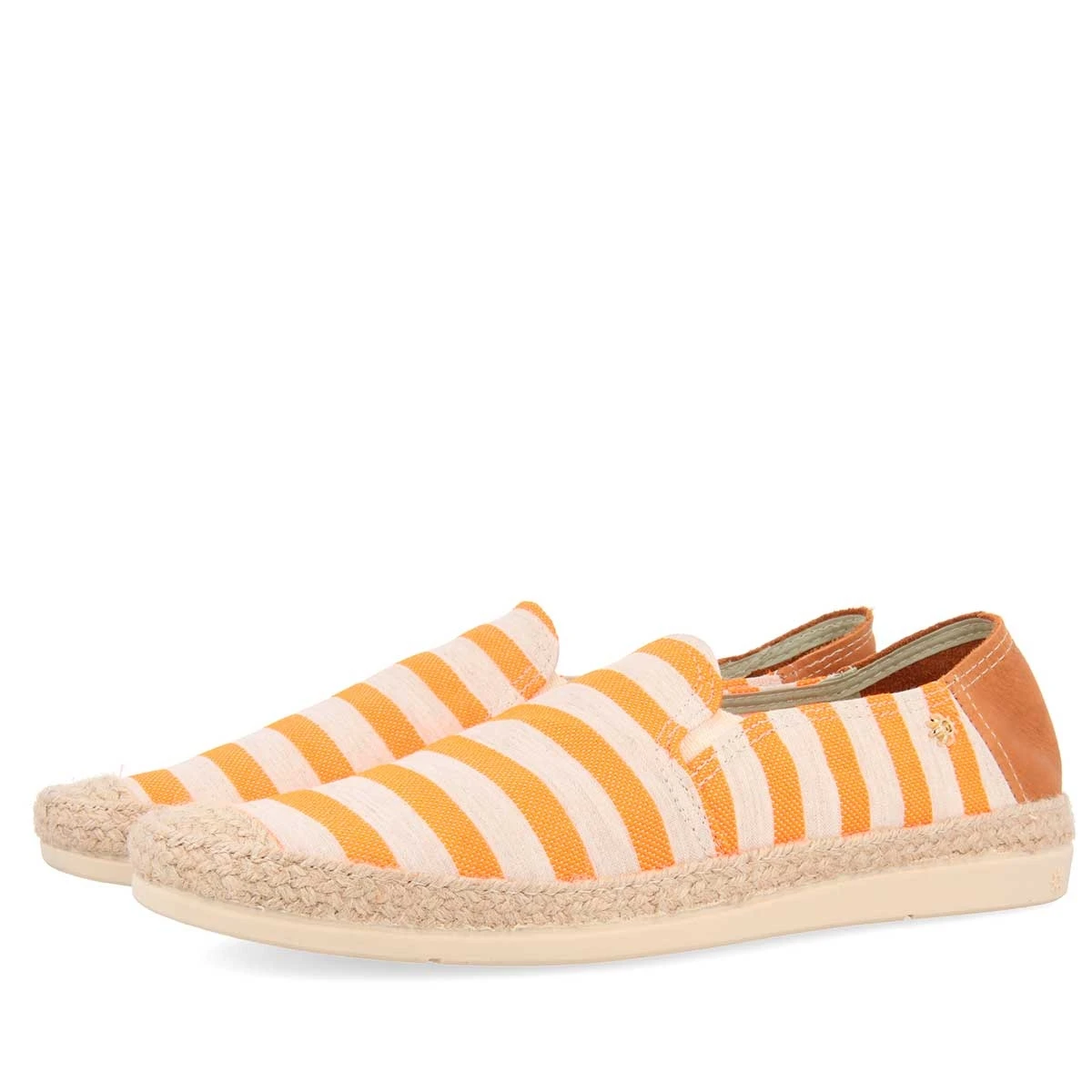 GIOSEPPO Alpargatas La Siesta para hombre print de rayas color naranja de hombre| -